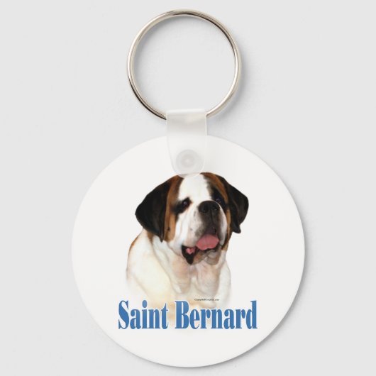 Naam Sint Bernard Sleutelhanger (Voorkant)