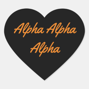 Naam Sorority Halloween Heart Sticker