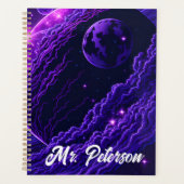 Naam Space Scene Wetenschap Leraar Einde van het J Planner (Voorkant)