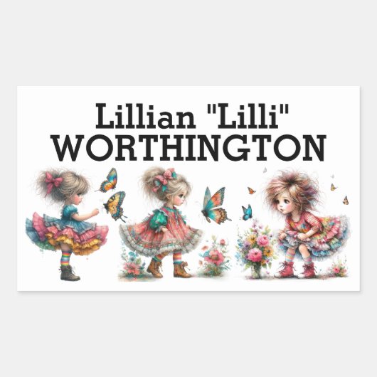 Naam Sticker (Voorkant)