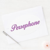 Naam sticker Persephone (Envelop)