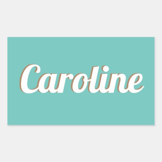 Naam sticker voor koffer of bagage (Voorkant)