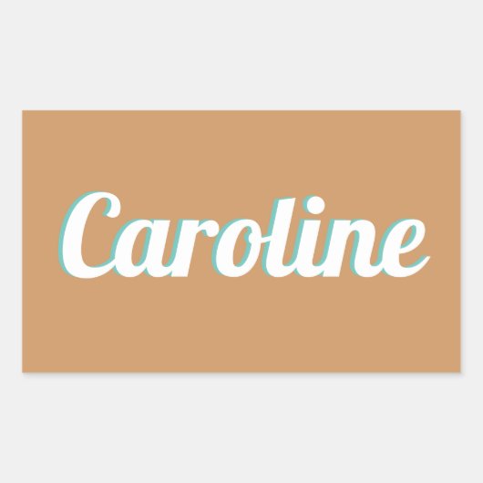 Naam sticker voor koffer of bagage (Voorkant)