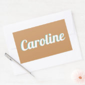 Naam sticker voor koffer of bagage (Envelop)