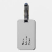 Naam Superman Bagagelabel (Achterkant verticaal)