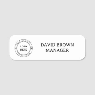 Naam Tag Logo Medewerker personeel Magnetisch