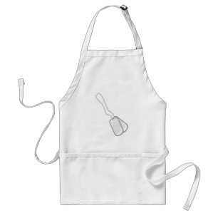 Naam tag standaard schort