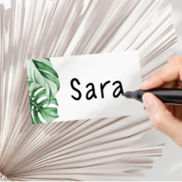 Naam Tag Sticker voor Tropische Gebeurtenis of Par