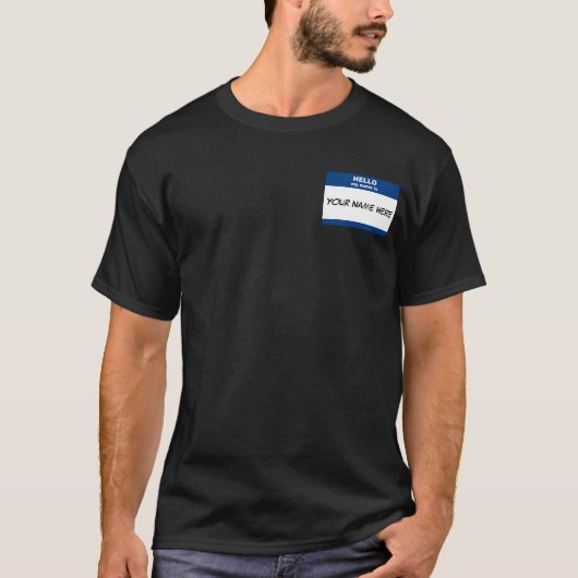 Naam tag t-shirt (Voorkant)