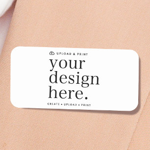 Naam Tag Uw Ontwerp Upload