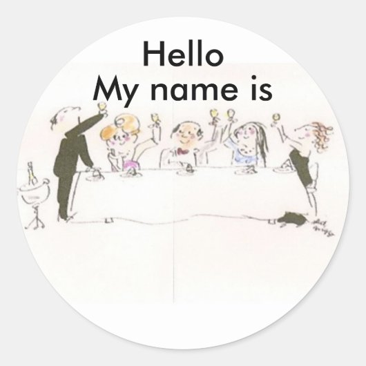 Naam Tags voor Party (Voorkant)