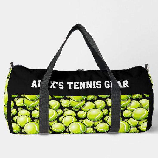 Naam tekst toevoegen, Alex's Tennis Gear Plunjezak (Voorkant)