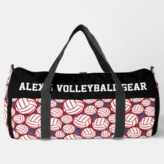 Naam tekst toevoegen, Alex's Volleyball Gear Plunjezak (Voorkant)