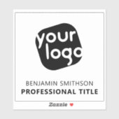 Naam Titel Voeg uw logo hier toe Merk transparant Sticker (Vel)