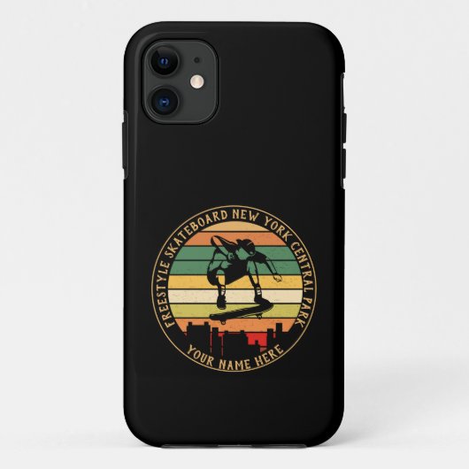 Naam toevoegen Alle tekst Freestyle Skateboard wij Case-Mate iPhone Case (Achterkant)