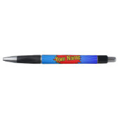 Naam toevoegen Comic Book Style Tekst Blauw Rood G Pen (Voorkant)