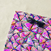 Naam toevoegen: Crystal Shard Pearlescent Iridesce Strandlaken (In situ)