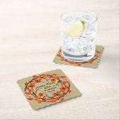 Naam toevoegen die overeenkomt met Thanksgiving he Kartonnen Onderzetters (Insitu)