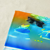 Naam toevoegen: Golden Sands Ocean Waves Sea Shell Strandlaken (In situ)