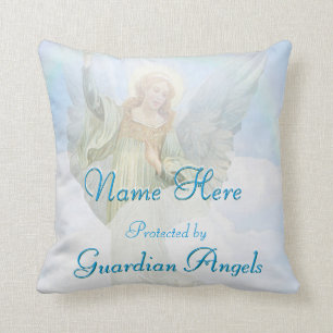 Naam toevoegen  Guardian Angel Pillow Kussen