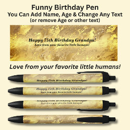 Naam toevoegen, Happy Birthday Love van je favorie Zwarte Inkt Pen