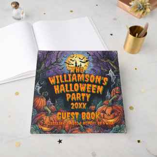 Naam toevoegen Jaar Halloween Party Gastenboek