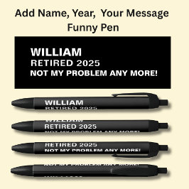 Naam toevoegen, Jaar toevoegen, Bericht toevoegen, Zwarte Inkt Pen