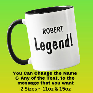 Naam toevoegen - LEGEND! Mok