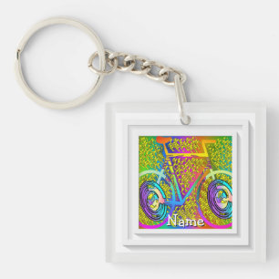 Naam Toevoegen M'n Fietssleutelhanger Sleutelhanger