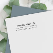 Naam toevoegen Modern Classic Retouradres Zelfinktende Stempel