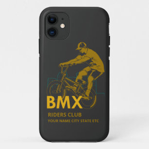 Naam toevoegen Tekst wijzigen BMX Riders Club Urba iPhone 11 Hoesje