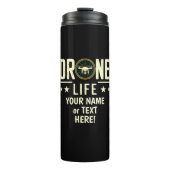 Naam toevoegen, Tekst wijzigen, Levensduur drinken Thermosbeker (Voorkant)