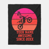 Naam toevoegen Verander tekst Geweldig sinds 20xx Fleece Deken (Voorkant)