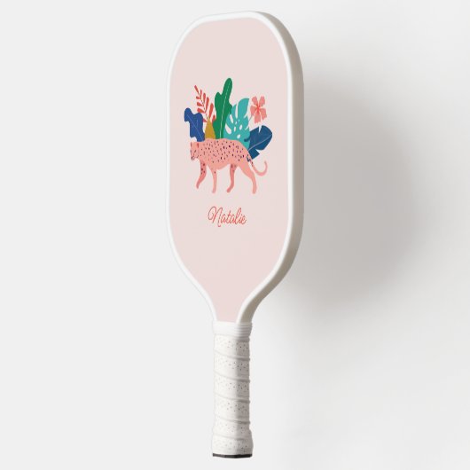 Naam tropisch Oerwoud Pickleball Paddle (Links)