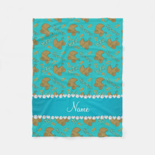 Naam turkooise gold baby carrières pins baby fleece deken