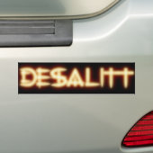 Naam Uw Bumpersticker (Op auto)