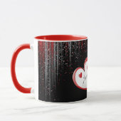  naam Valentijnsdag harten Mok (Links)