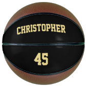 Naam van aangepast team voor geprogrammeerde spele basketbal (Voorkant)