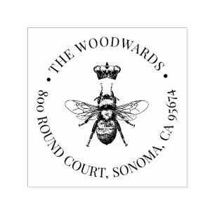 Naam van bijenkorsnaam  zelfinktende stempel