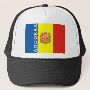 naam van de andorra - landenvlag trucker pet