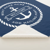 Naam van de ankerboot of het touw, heihaven sherpa deken (3/4)