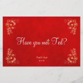 Naam van de bruiddwergtafel (Achterkant)