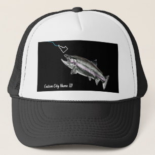 NAAM VAN DE DOUANESCHIEDENIS STEELHEAD HIER FISHY TRUCKER PET