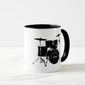 naam van de drummer mok (Voorkant rechts)