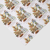 Naam van de kerstboom voor kotstaart tissuepapier (Detail)