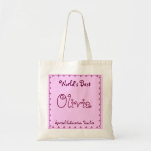 NAAM VAN DE KLANT Beste SPECIALE ONDERWIJSleraar t Tote Bag