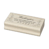 Naam van de legant-Script-familie retouradres Rubberstempel (Stempel)