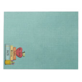 Naam van de leraar notitieblok (Voorkant)