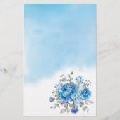 Naam van de Spice Blue Flower-gamekaart Flyer (Achterkant)