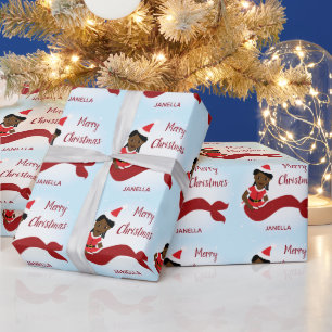 Naam van de Uitrusting van de Kerstman van Amerika Cadeaupapier